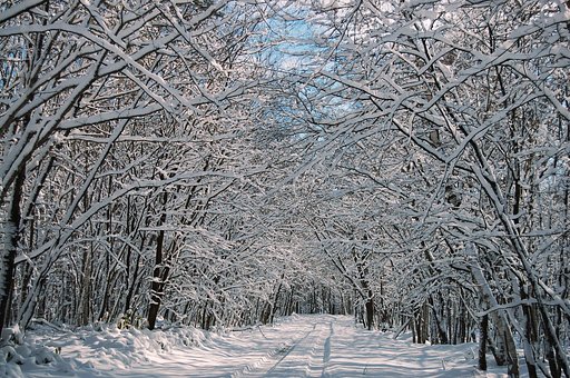 雪のトンネル