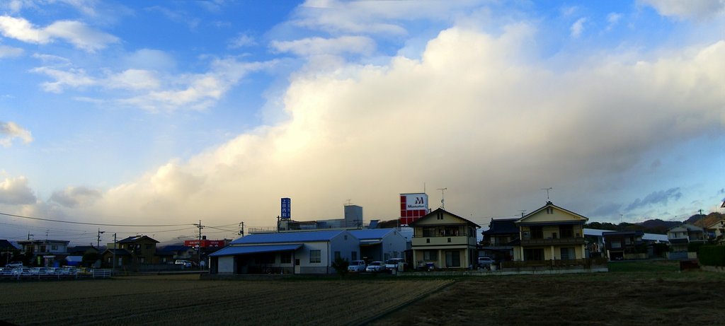 雪雲に