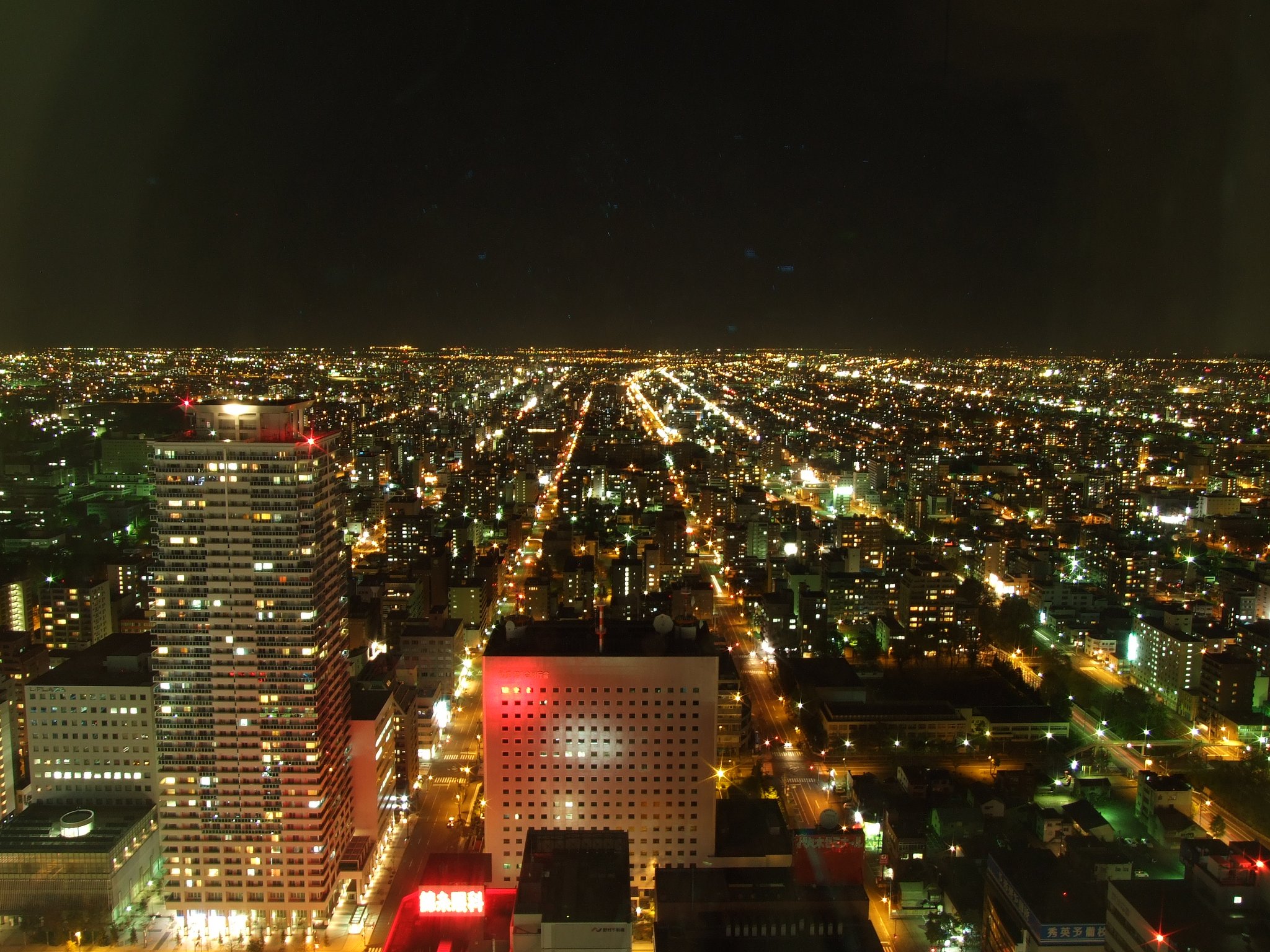 札幌の夜景