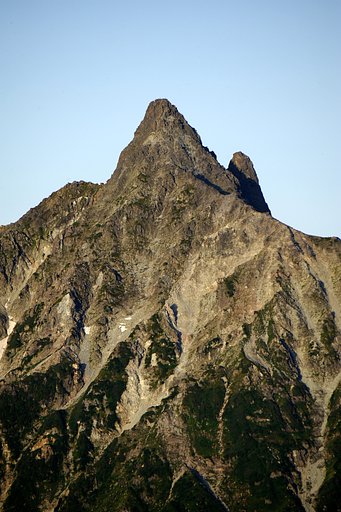 山頂でひとり２　槍ヶ岳