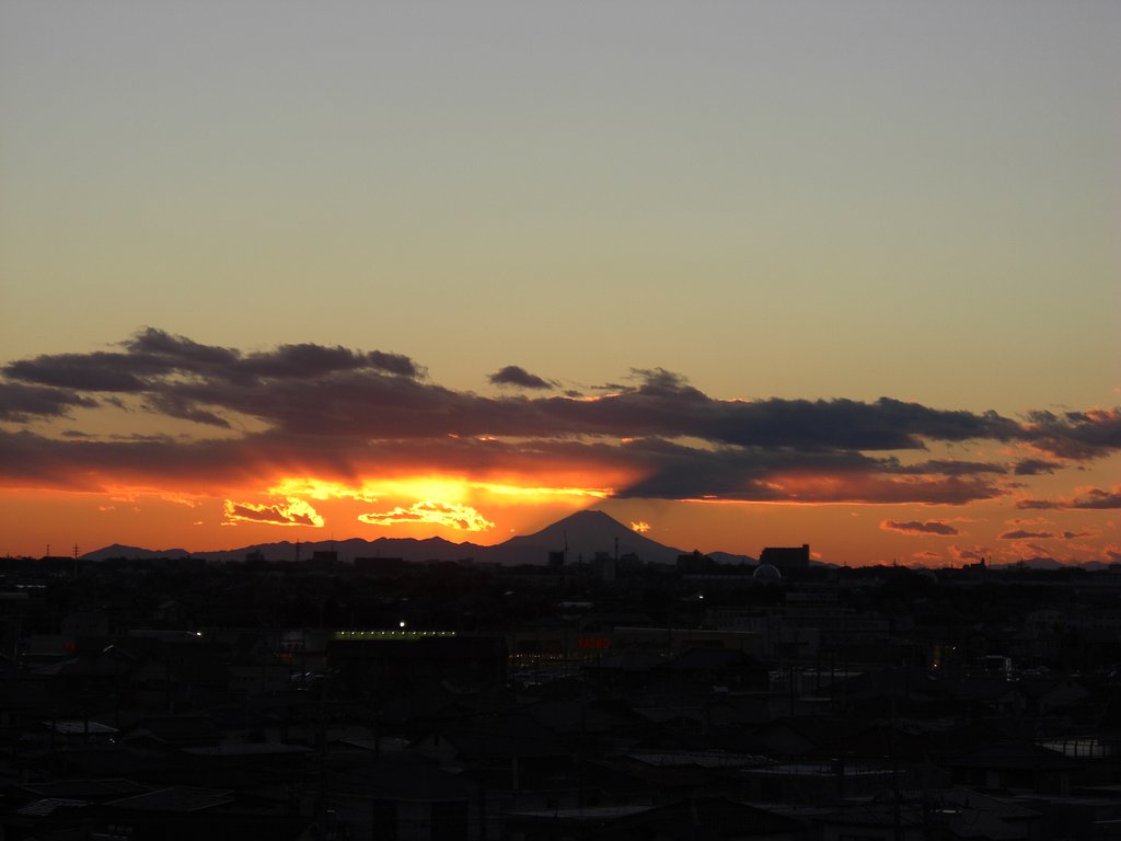 2009年２日目の夕焼け