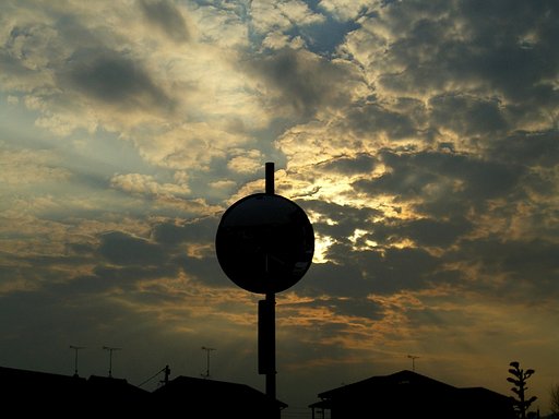 夕日