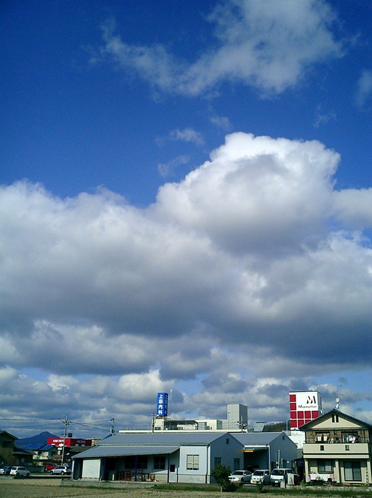 晴れていても