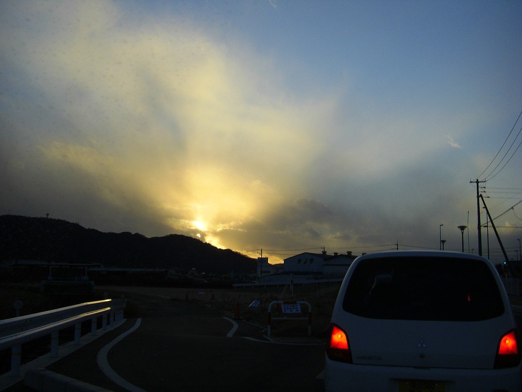 夕日夕焼け