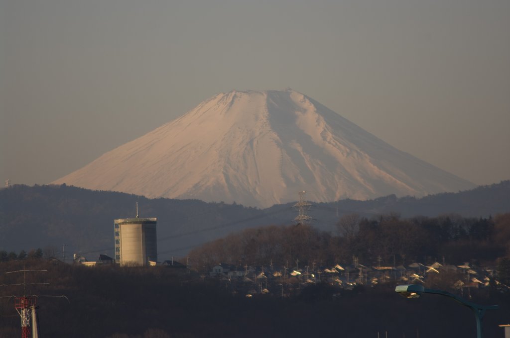 地元から見える富士山