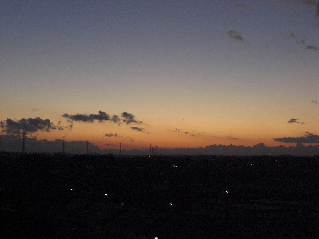 2009年12日目の朝焼け