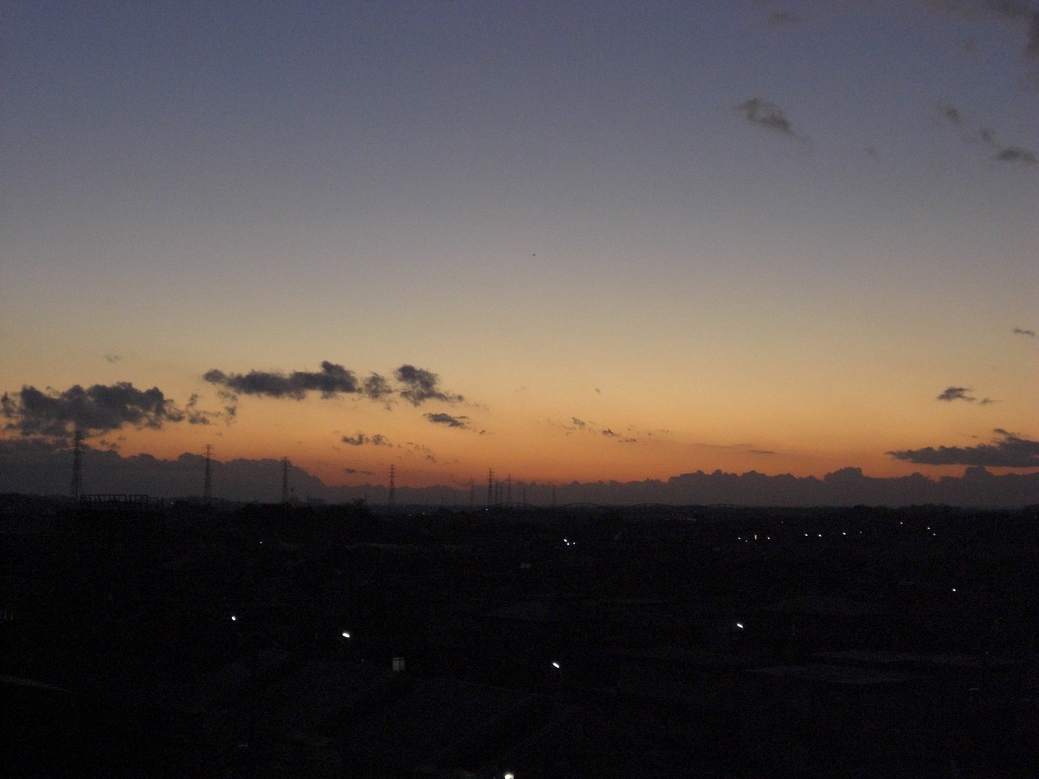 2009年12日目の朝焼け