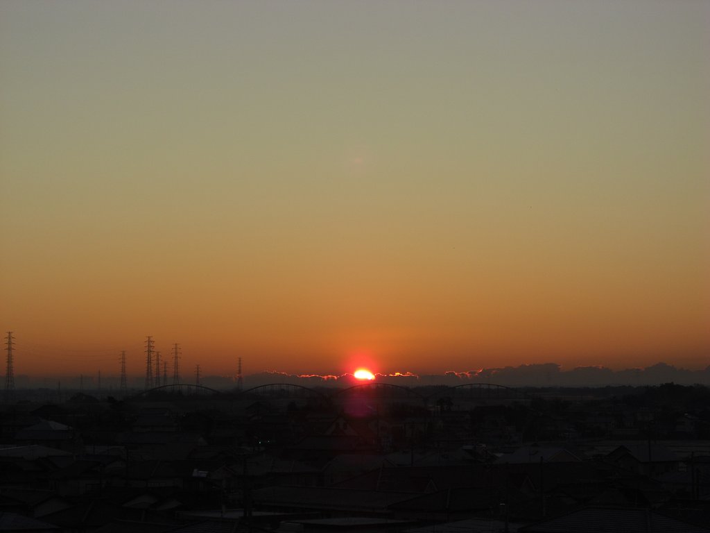 2009年13日目の朝焼け