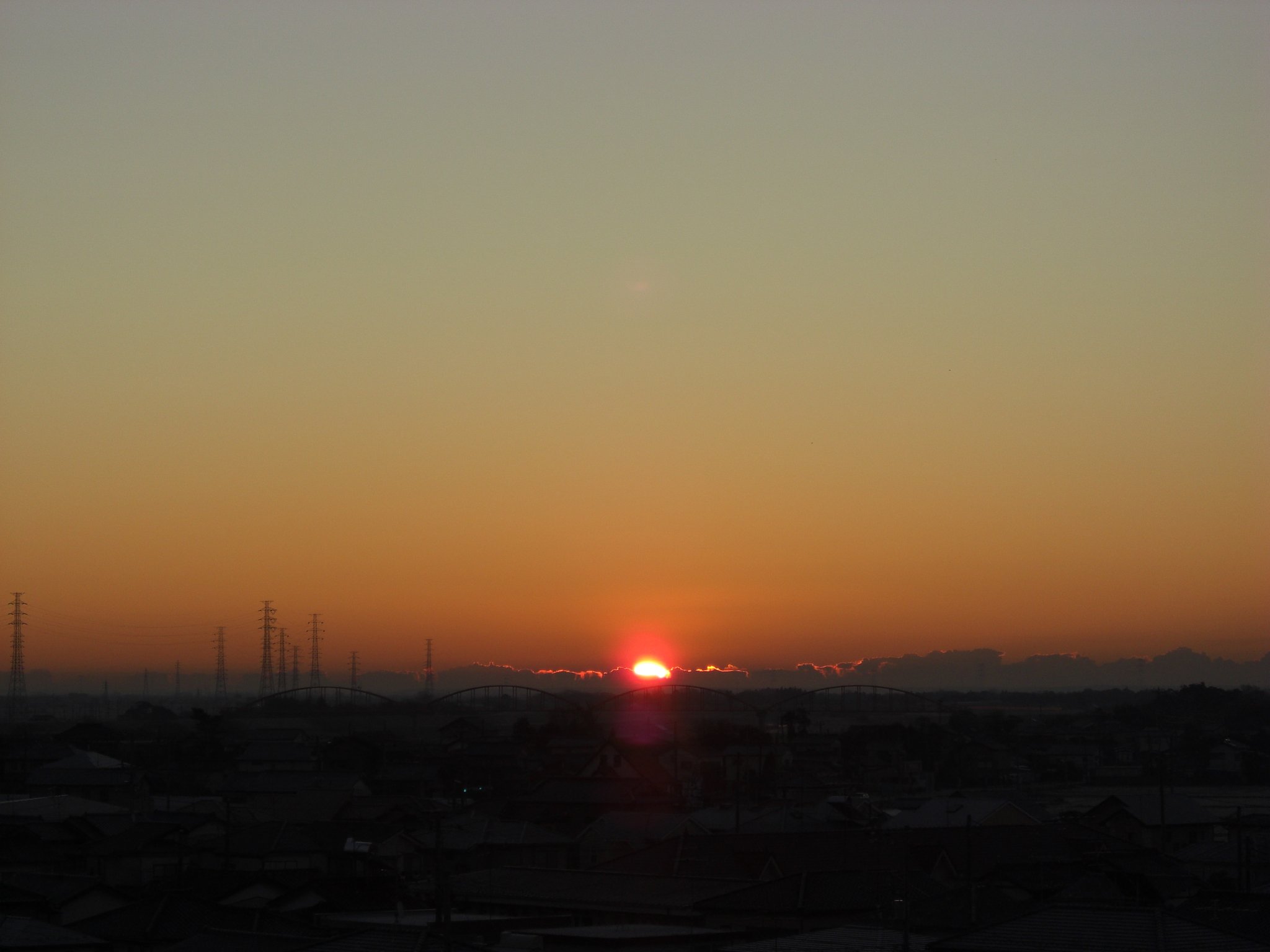 2009年13日目の朝焼け