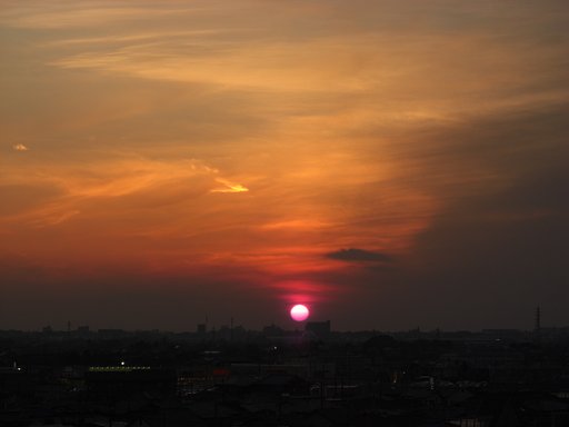2009年27日目の夕焼け（おまけ）