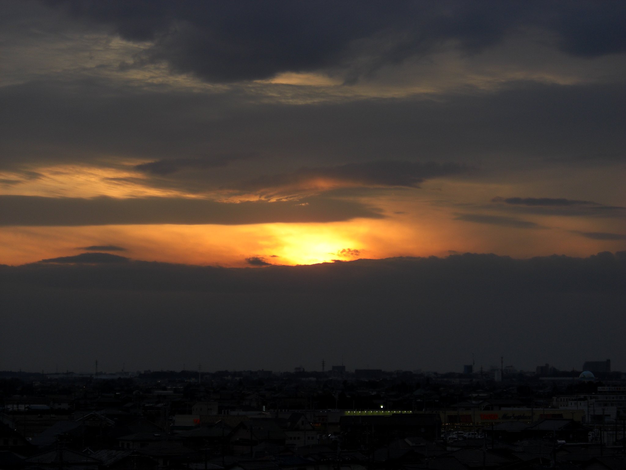 2009年5日目の夕焼け