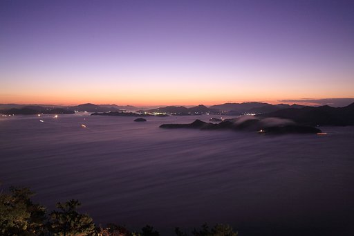 流れる霧