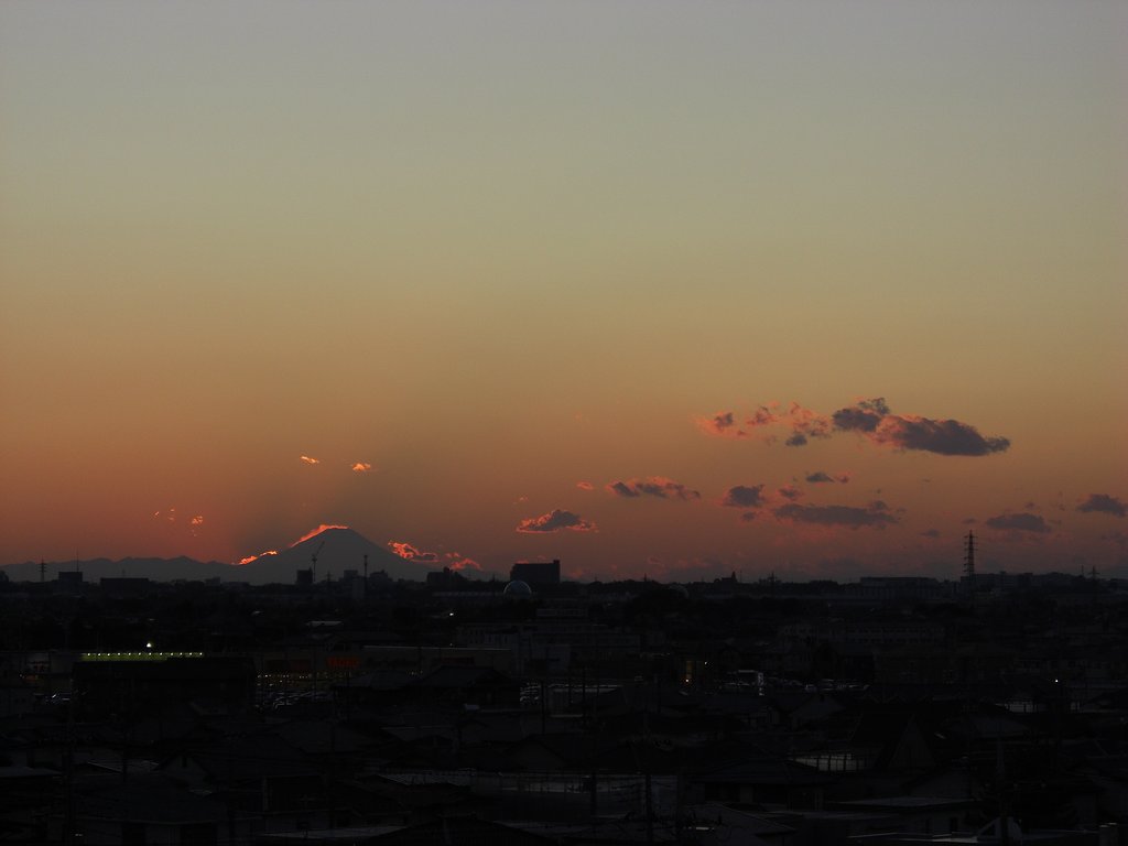 2009年10日目の夕焼け