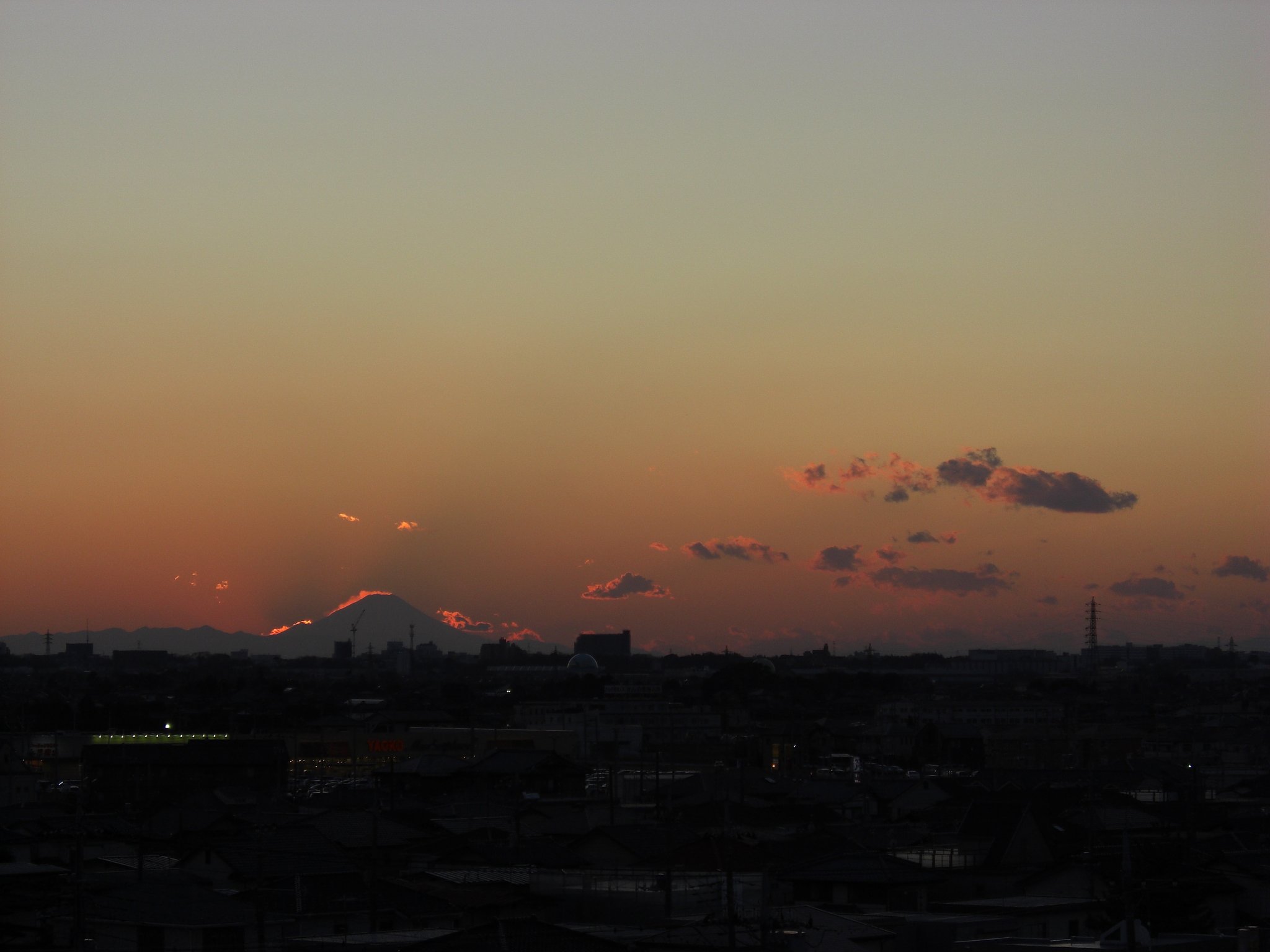 2009年10日目の夕焼け