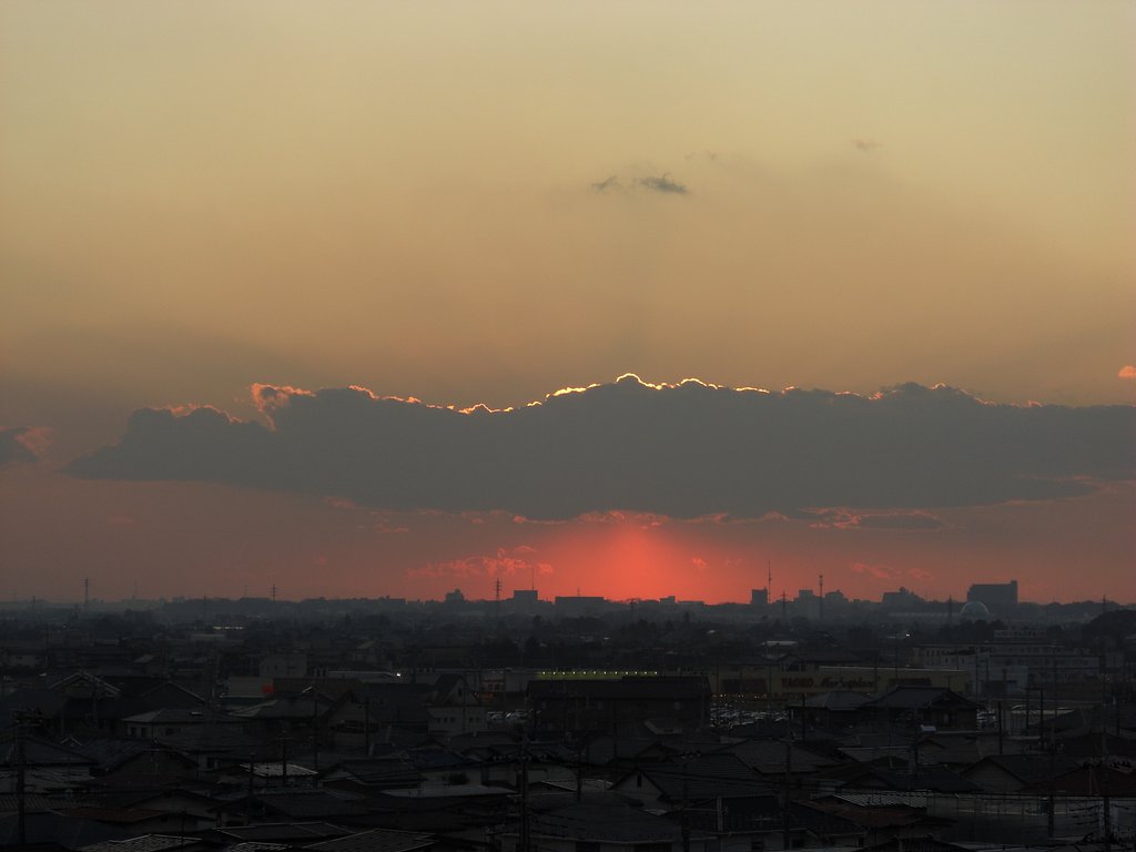 2009年目12日目の夕焼け