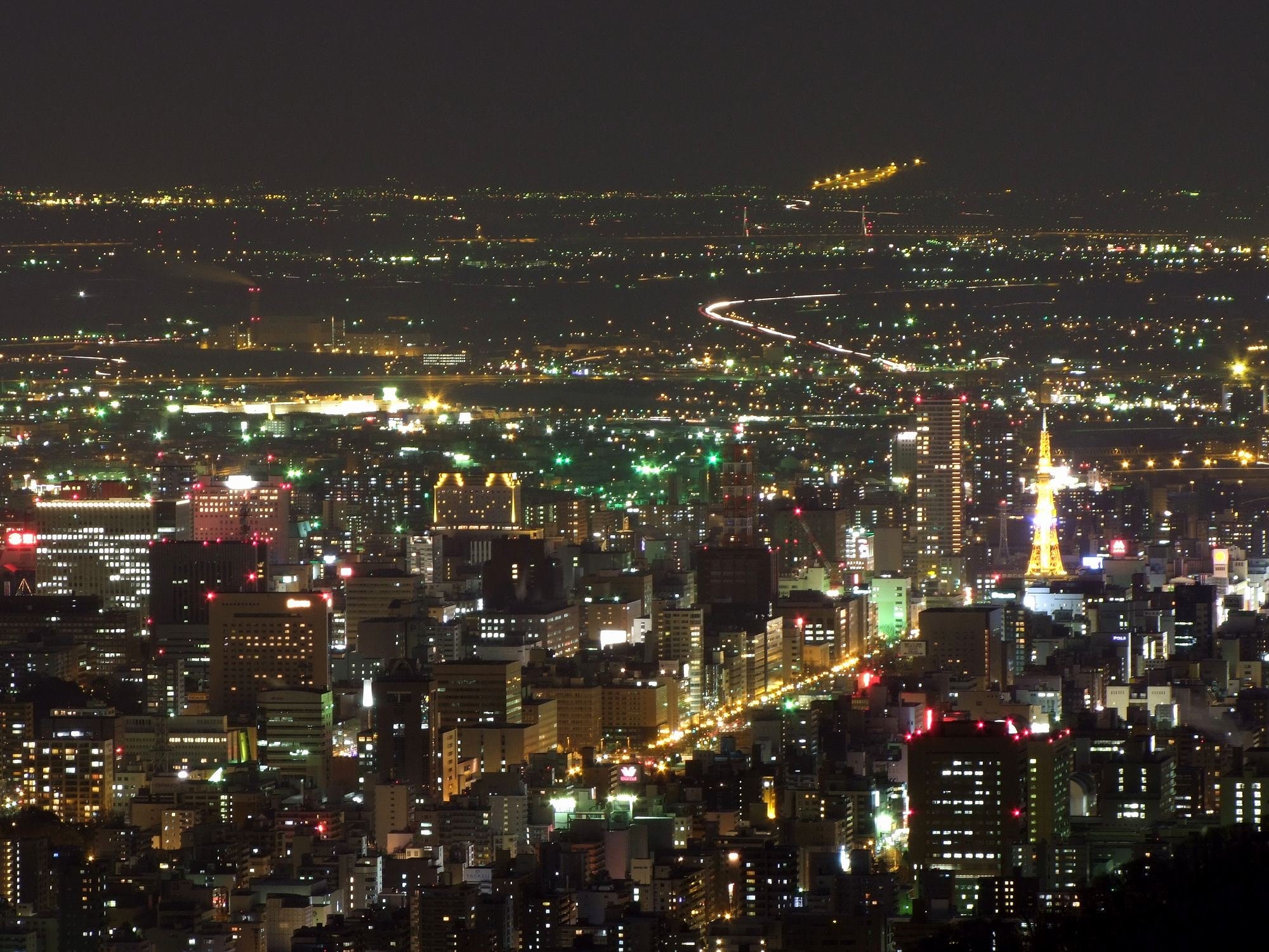 札幌の冬夜景（２）