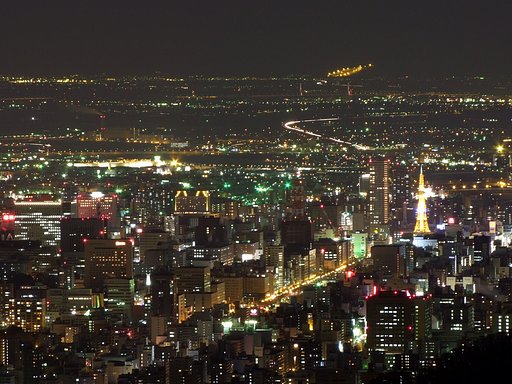 札幌の冬夜景（２）