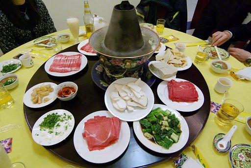 寒い日には火鍋を…