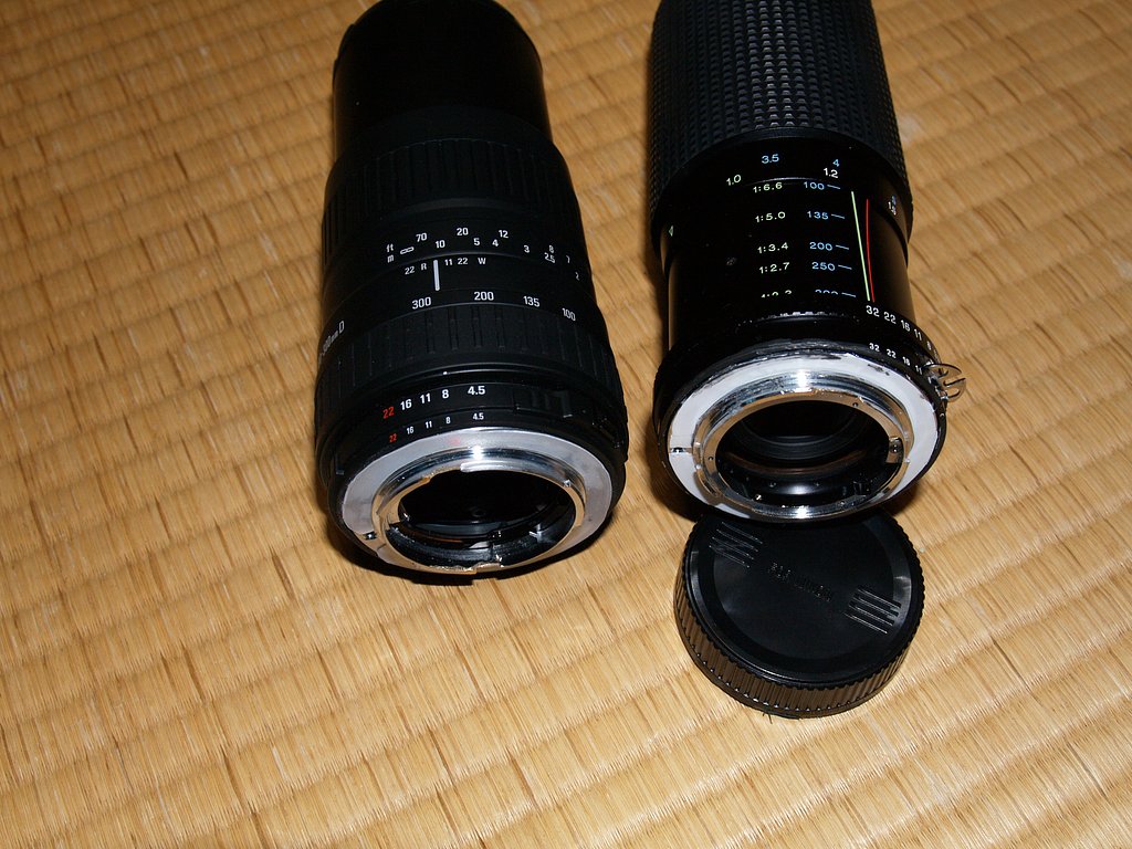 ニコンレンズとフォーサーズ