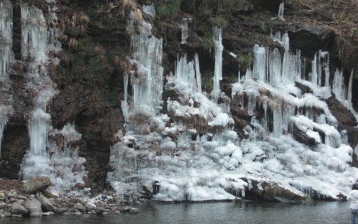 大滝村　氷柱