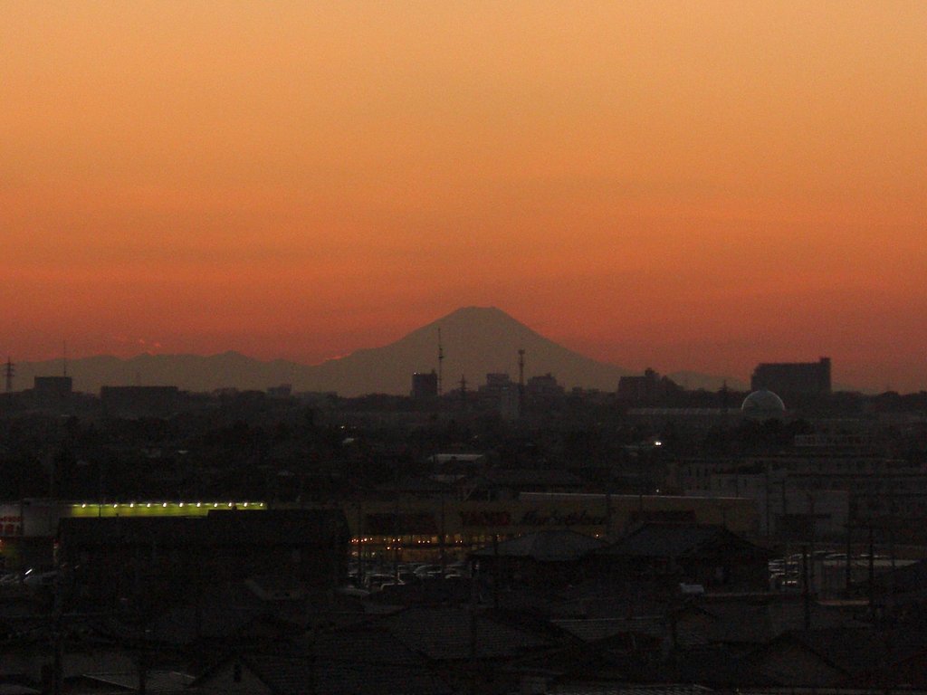 2009年14日目の夕焼け
