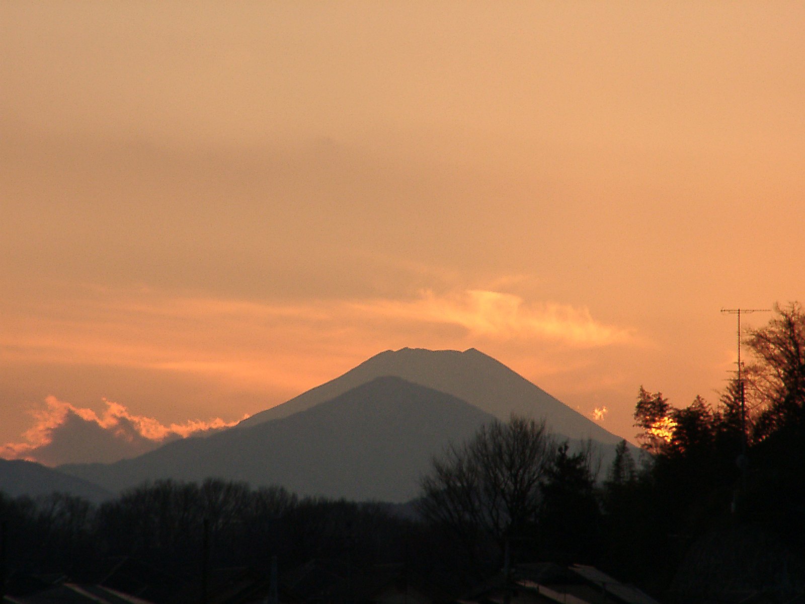 ▲日本画風の夕暮れ-15