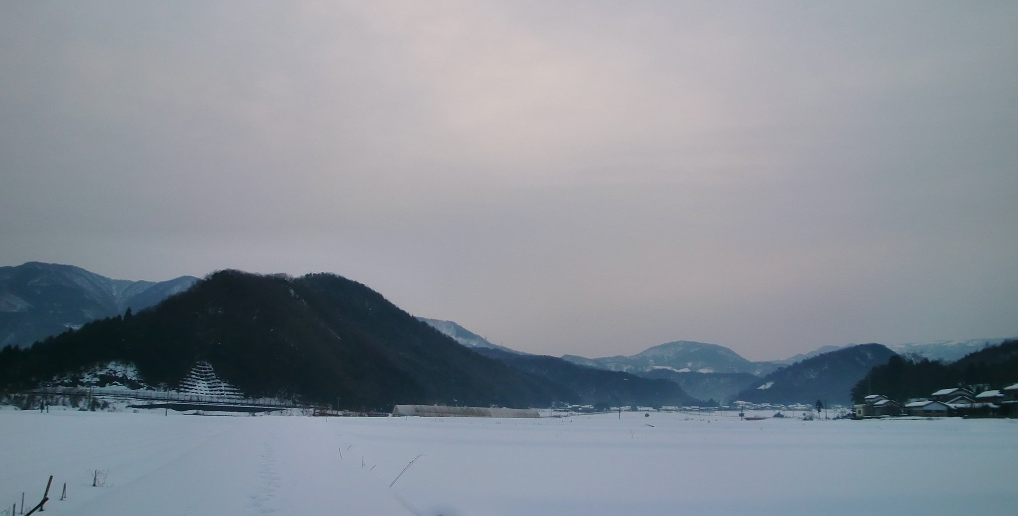 今朝の東の空
