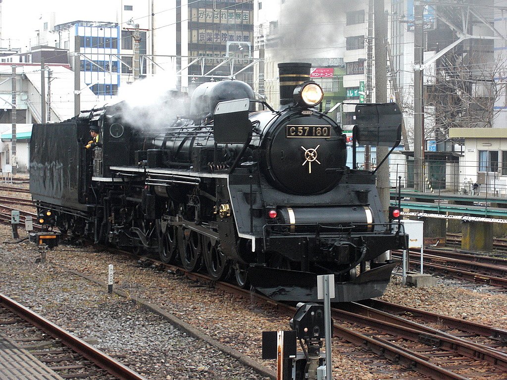 JR木更津駅　SL試運転初日