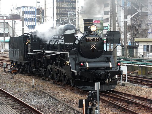JR木更津駅　SL試運転初日