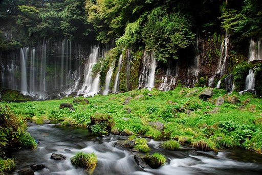 富士山　白糸の滝