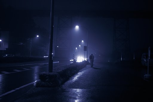 「秋影」霧雨そして無言