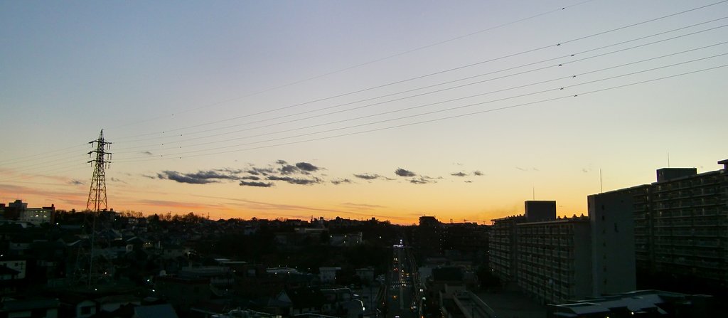 〜夕焼けの変化〜