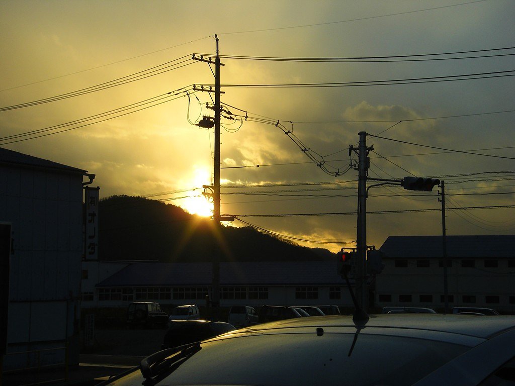 夕日夕焼け