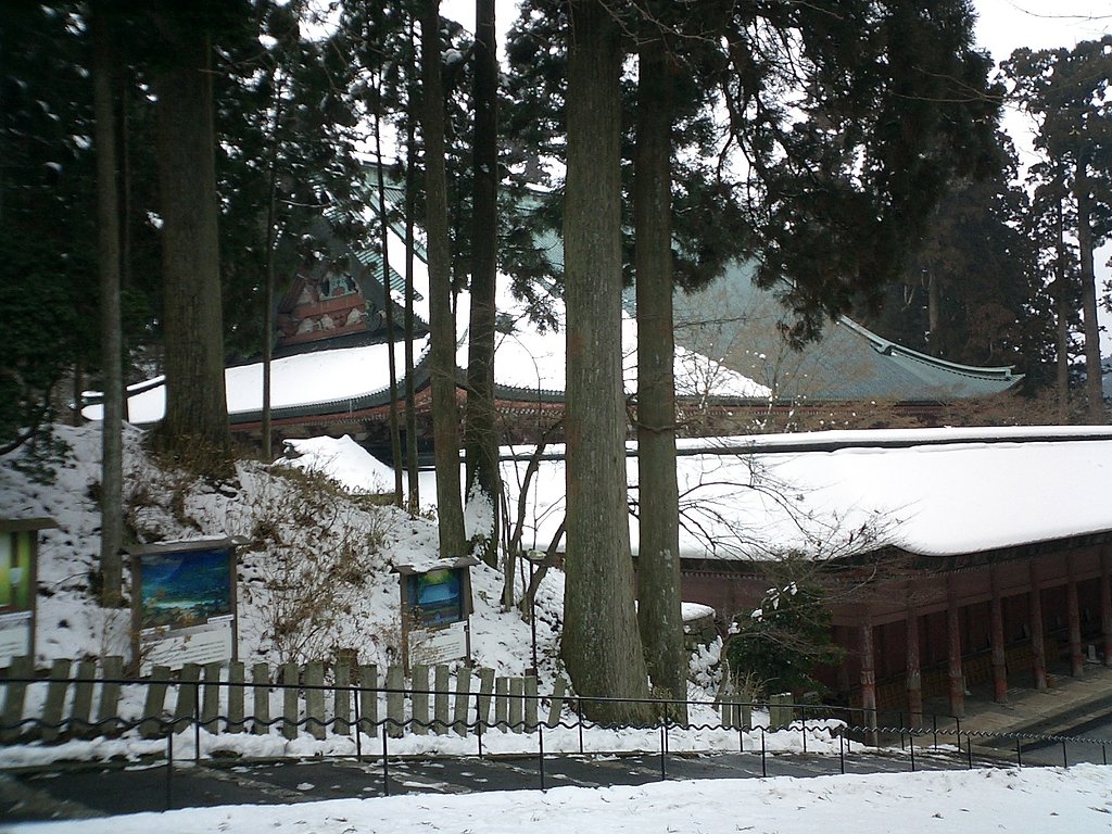 根本中堂の屋根
