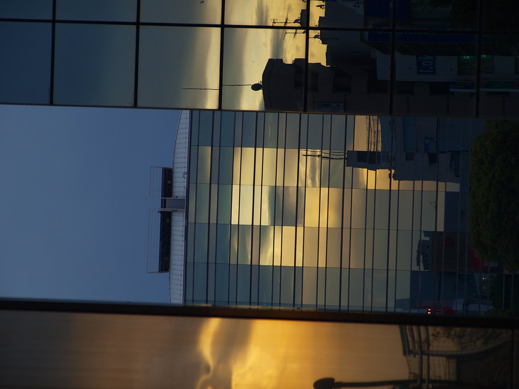 スクエアな夕暮れ