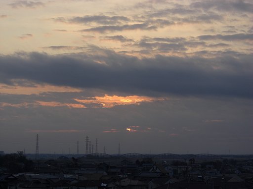 2009年28日目の朝焼け