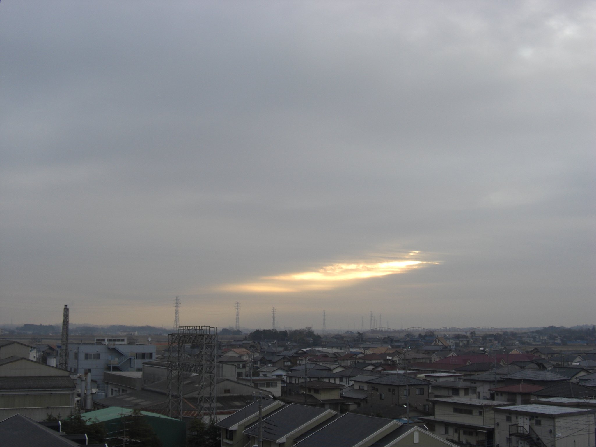 2009年29日目の朝焼け