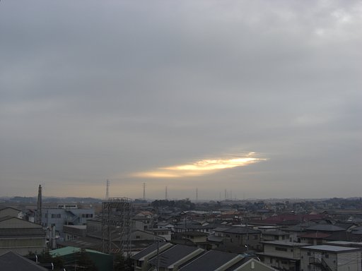 2009年29日目の朝焼け