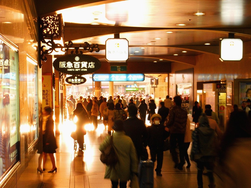 夕方の雑踏