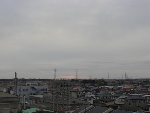 2009年62日目の朝焼け