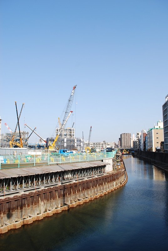 東京スカイツリー基礎部分工事風景２