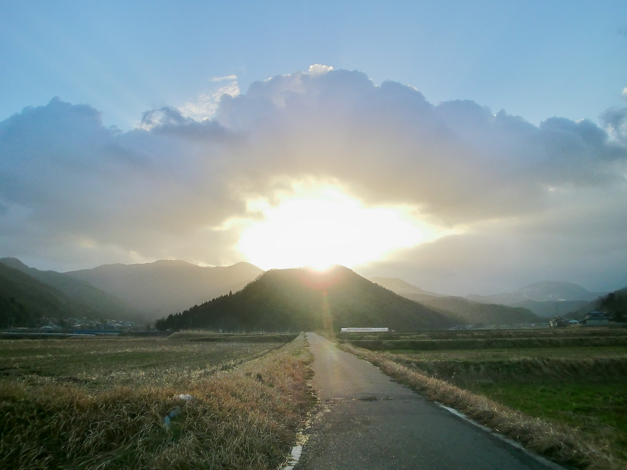 久しぶりの朝日の出！