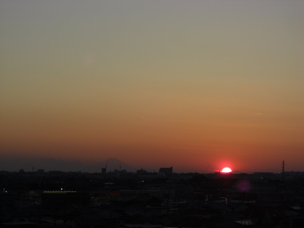 2009年37日目の夕焼け