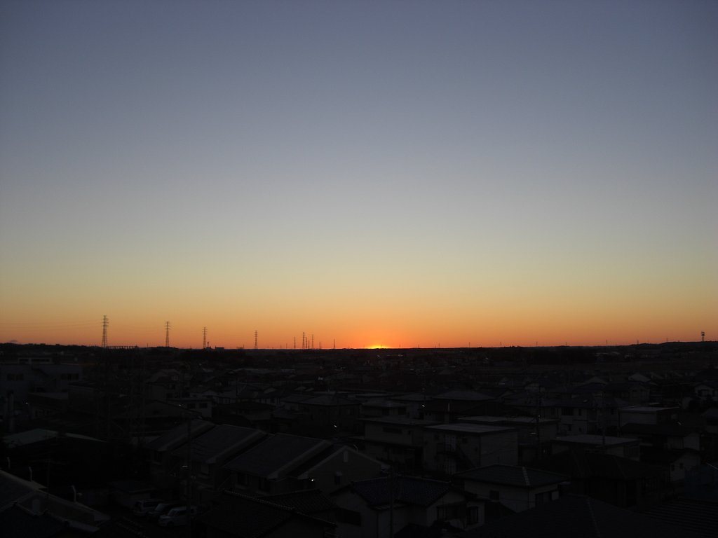 2009年11日目の朝焼け