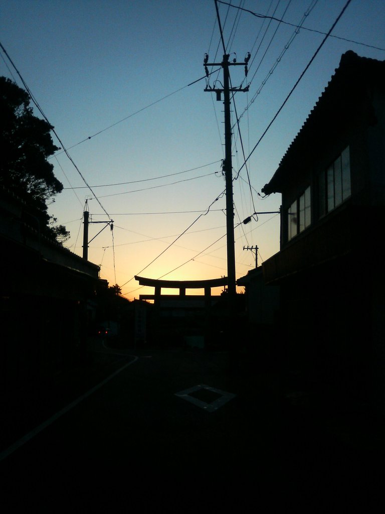 夕暮れ