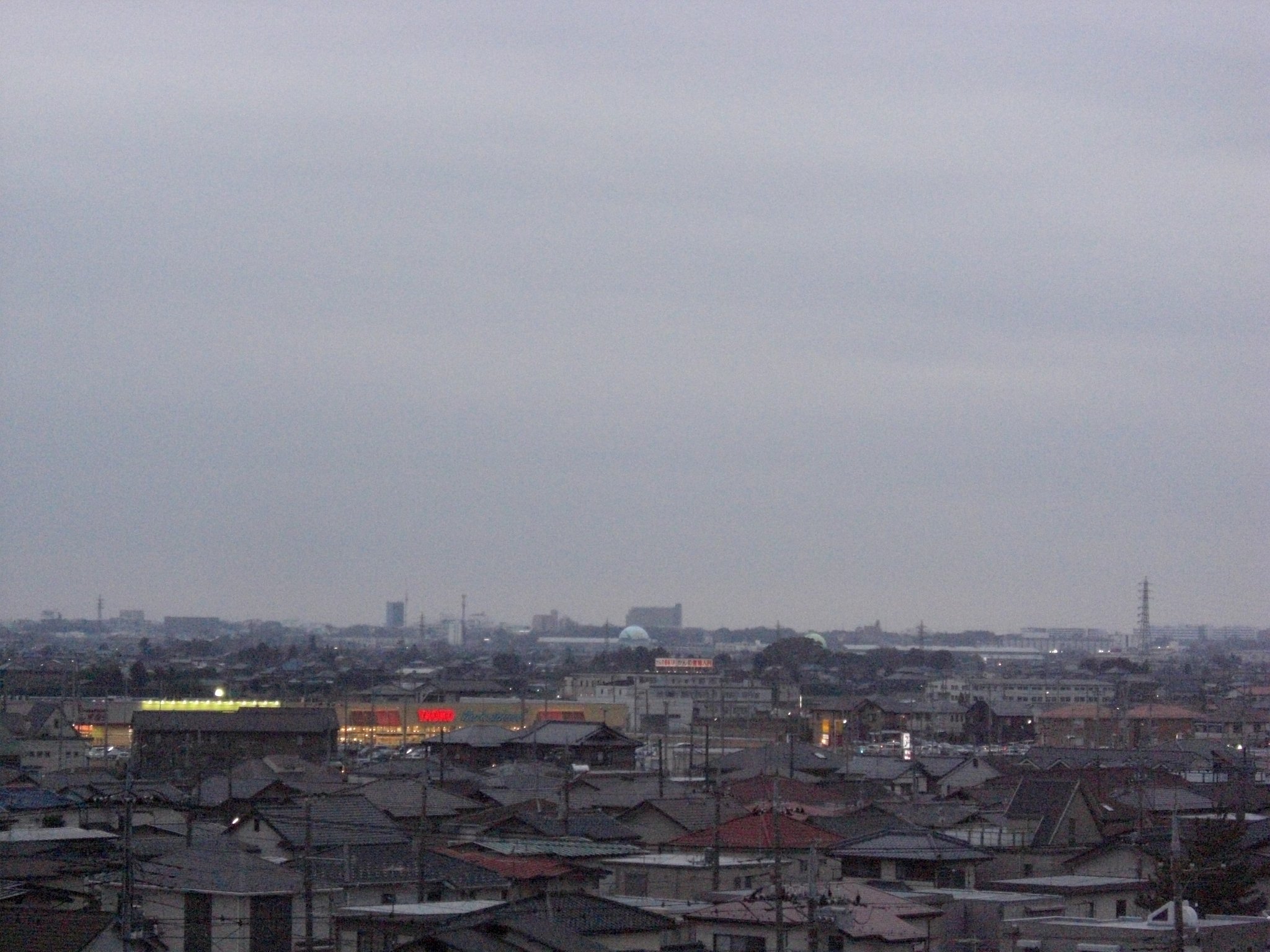 2009年72日目の夕焼け