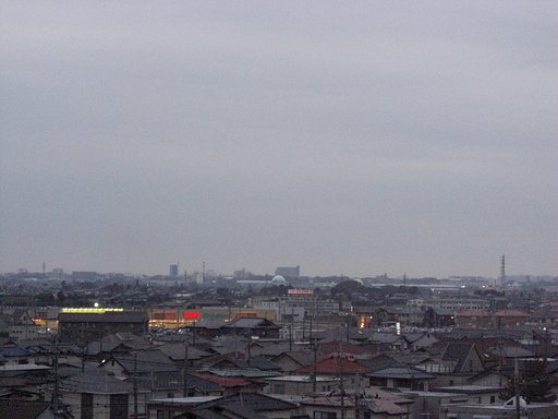 2009年72日目の夕焼け