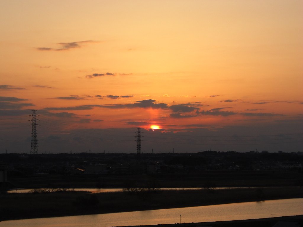 2009年89日目の朝焼け