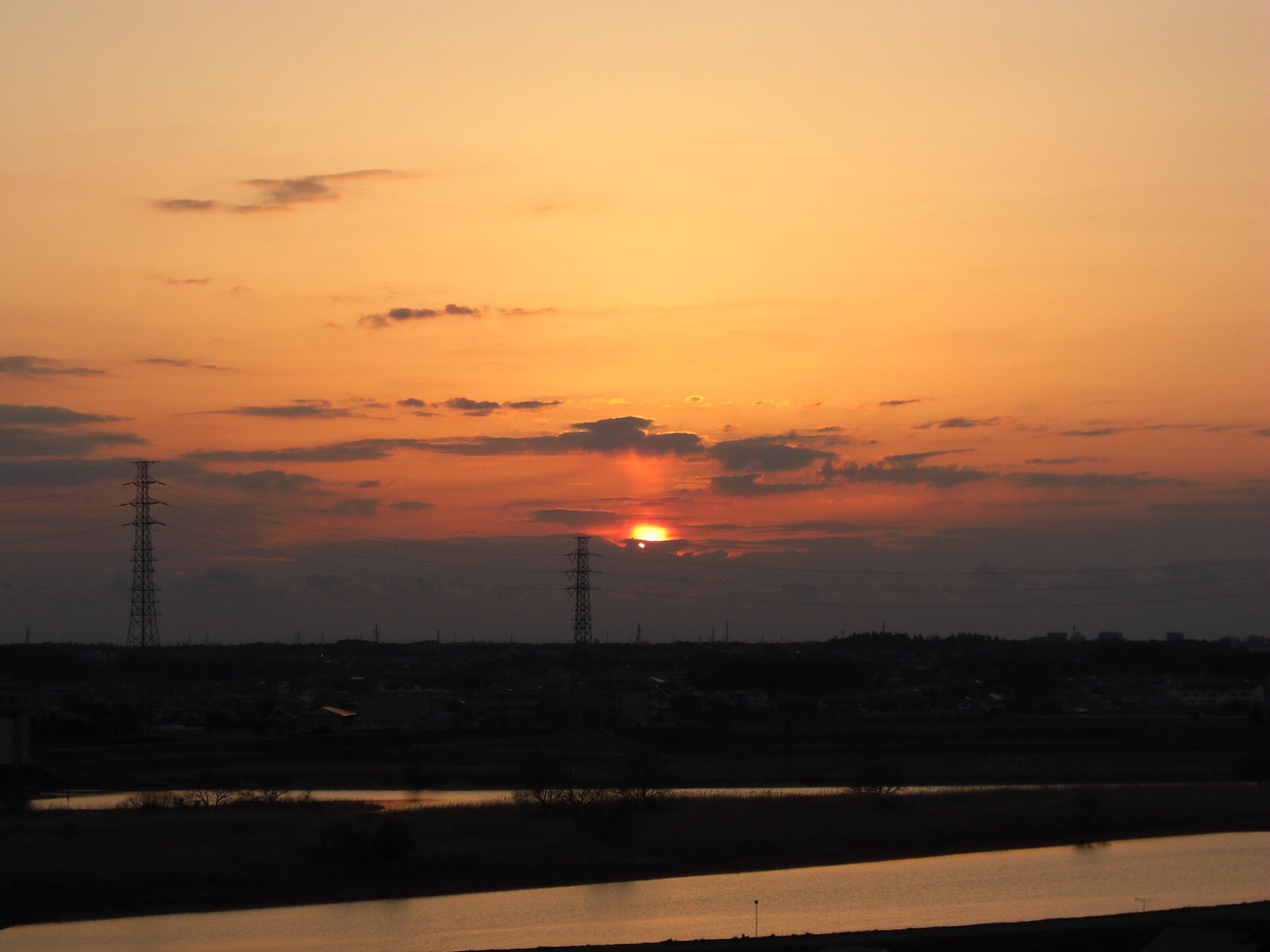 2009年89日目の朝焼け