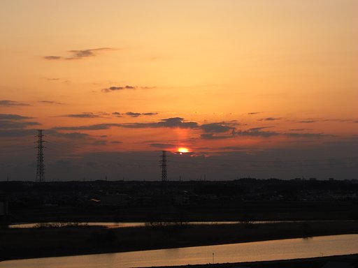 2009年89日目の朝焼け
